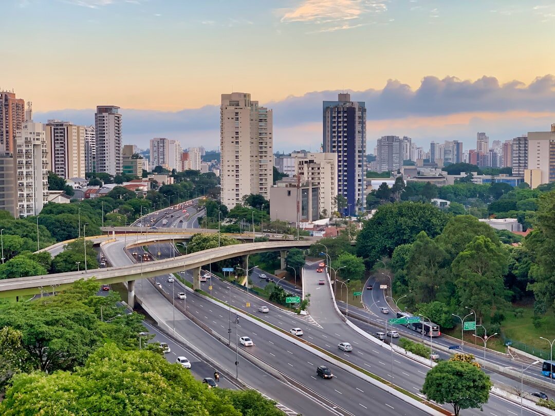 Sao Paulo city skyline at dusk